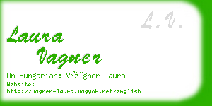 laura vagner business card